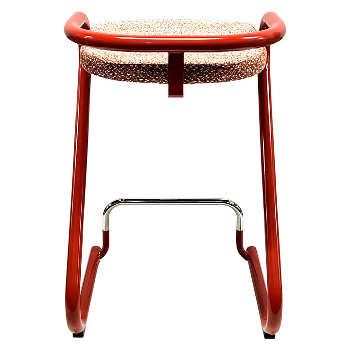 Lammhults S70-3 Stackable Barstool, Dark Orange - Preowned