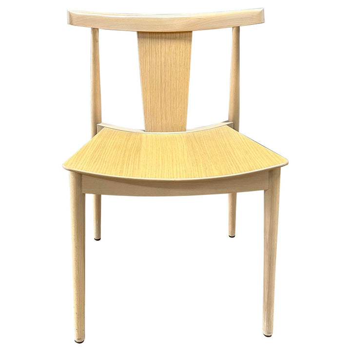 Andreu World Smile Stackable Chair, Oak - Preowned