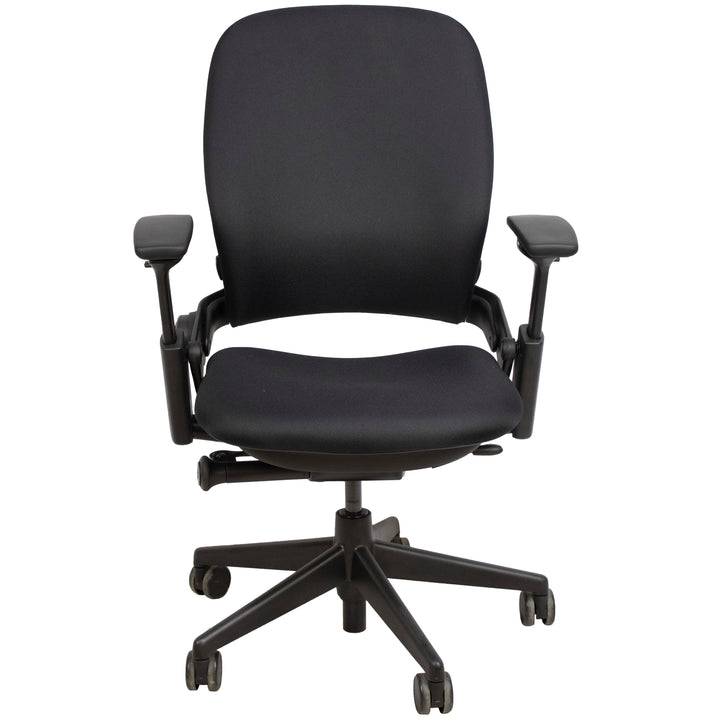 Steelcase Leap V2 Ergonomic Task Chair, Black - Preowned