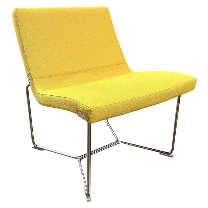 Harter Forum Seat Lounge Chair, Yellow - Preowned