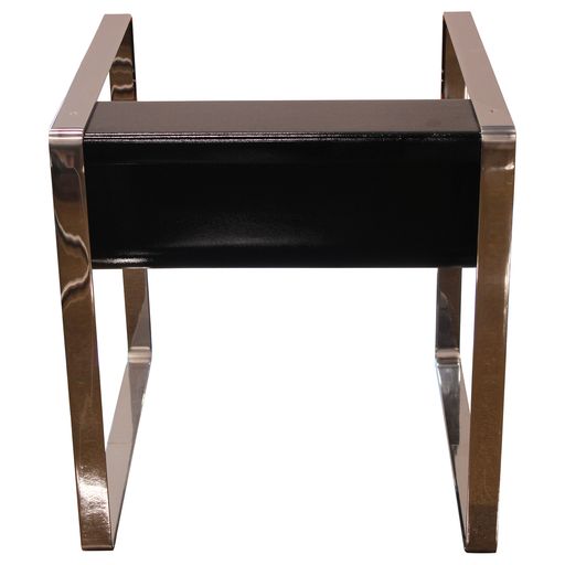 Jane Hamley Wells MEETING POINT Arm Chair,  Black & Orange - New CLOSEOUT