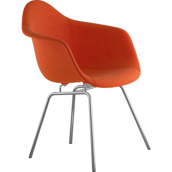 NYEKONCEPT Mid Century Classroom Armchair, Lava Red - Preowned