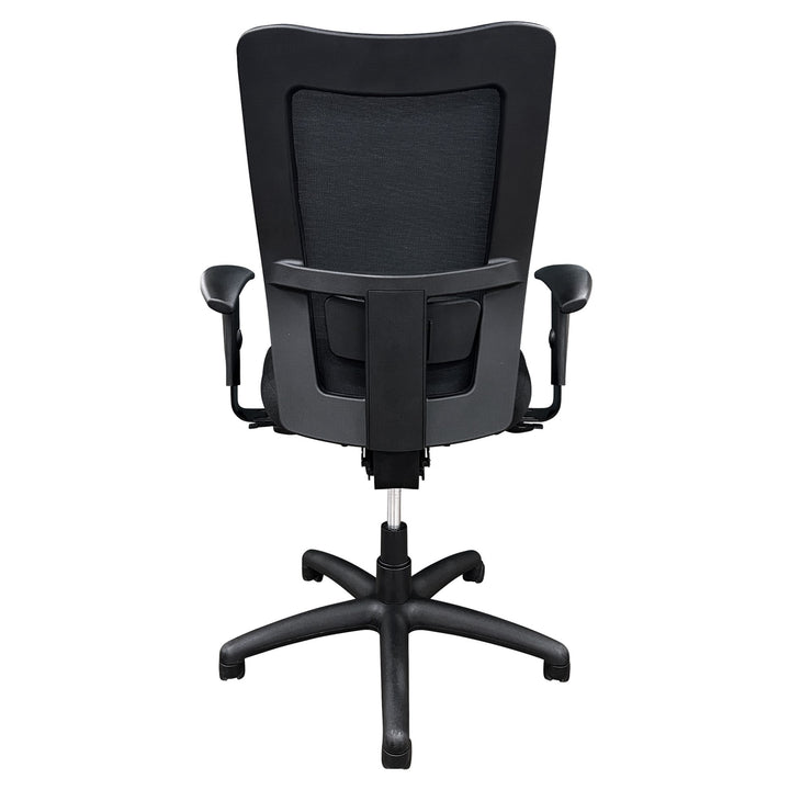 National Mix-it Ergonomic Task Chair, Black - Preowned