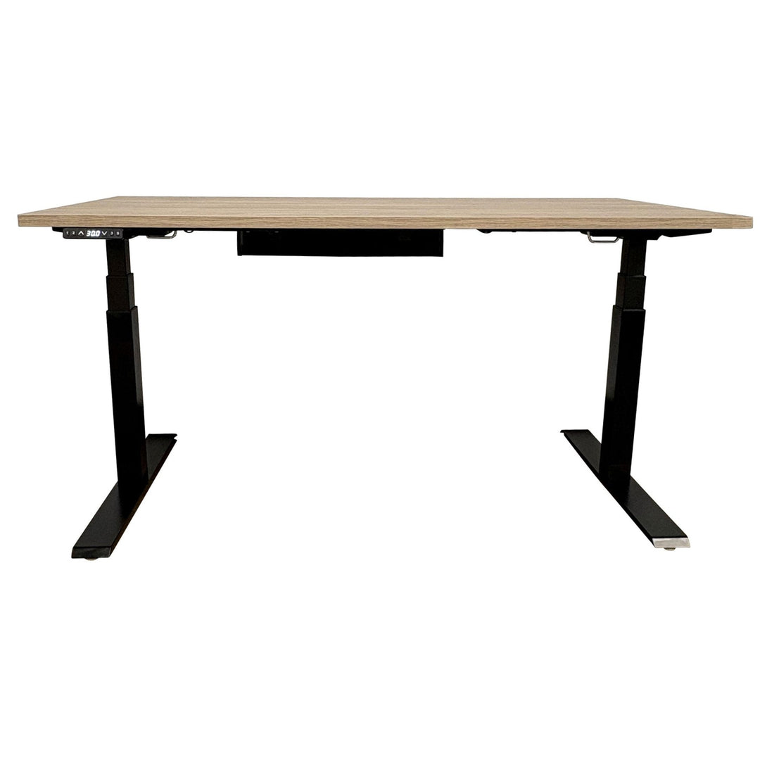 Teknion Navigate Height Adjustable Desk, Provincial Oak - Preowned