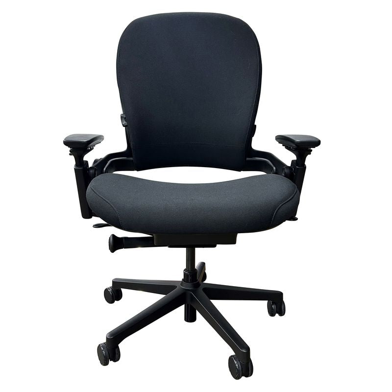 Steelcase Leap Plus Task Chair, Fabric Black - Preowned