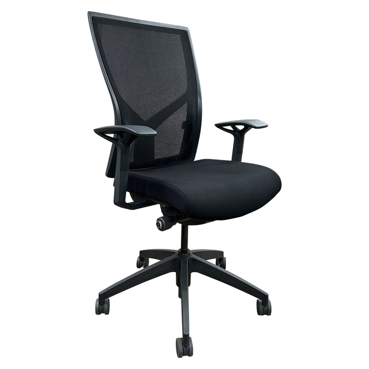 SitOnIt Torsa Ergonomic High-Back Task Chair, Onyx - Preowned