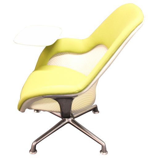 Steelcase Coalesse SW_1 Lounge Chair W/Tablet, Green - Preowned
