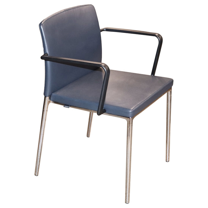 Wilkhahn Ceno Stack Chair, Navy Blue - Preowned