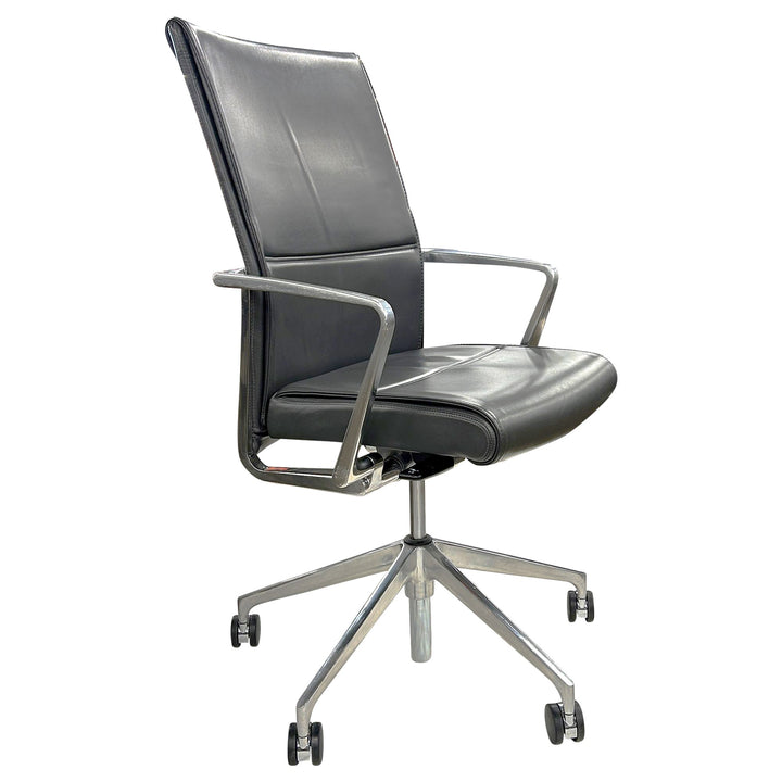 Stylex Sava High Back Conference Chair, Grey - Preowned