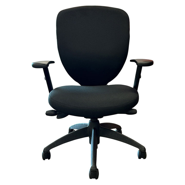 Kimball Wish Classic Ergonomic Task Chair, Spectrum Black - New