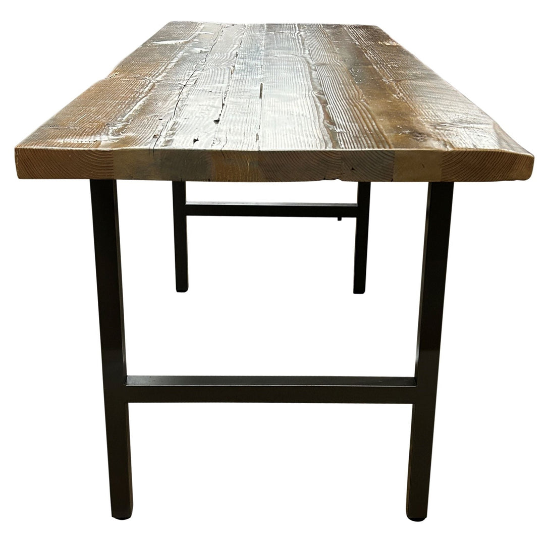 Urban Wood Goods Bar Height Wood Table, Weathered - Preowned