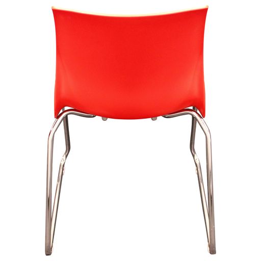 Teknion NAMI Sled Base Cafe Chair, Red - Preowned