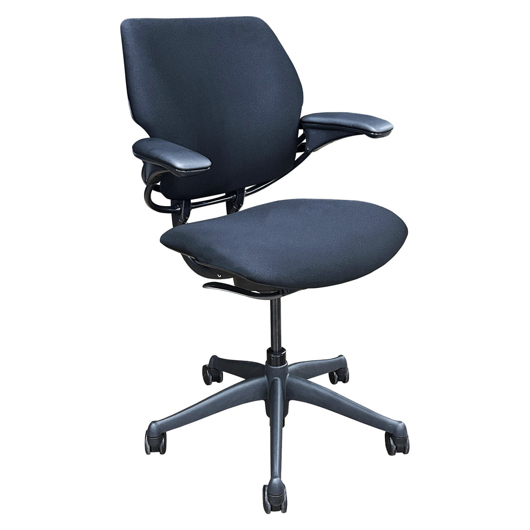 Humanscale Freedom Ergonomic Task Chair, Black, Refurbished - Preowned