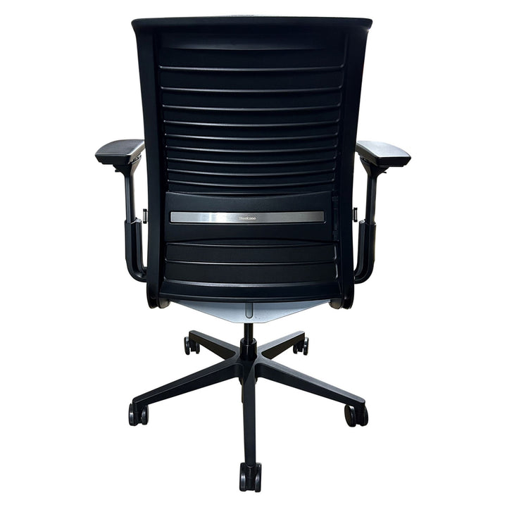 Steelcase Think V2, Black Leather - Preowned