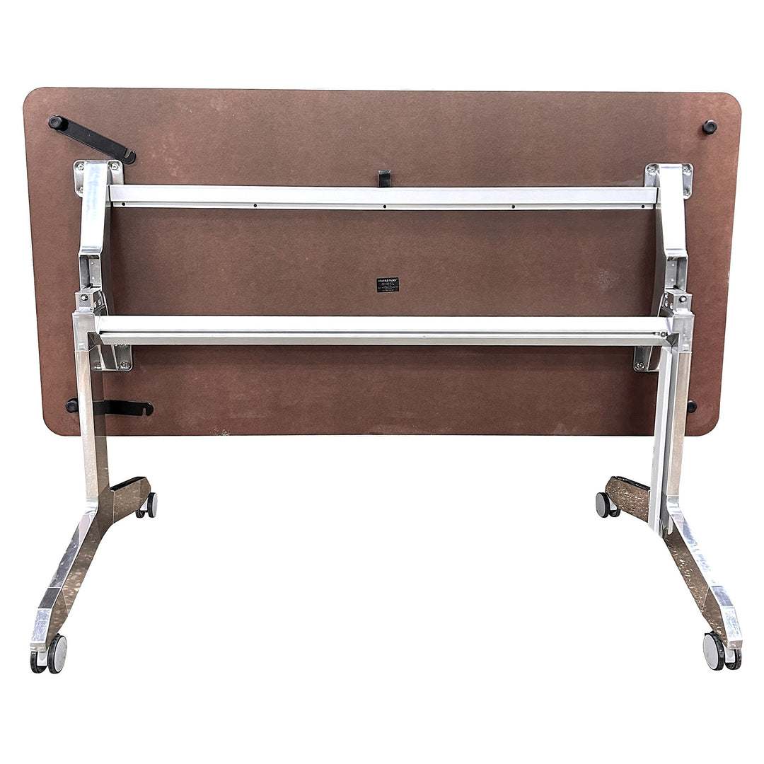 Nienkamper Metronome Flip Top Mobile Training Table, White - Preowned