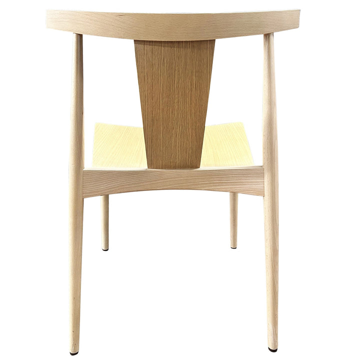 Andreu World Smile Stackable Chair, Oak - Preowned