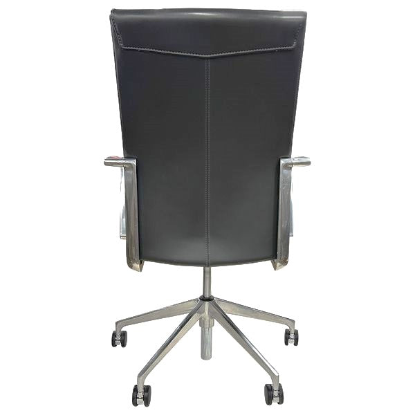 Stylex Sava High Back Conference Chair, Grey - Preowned