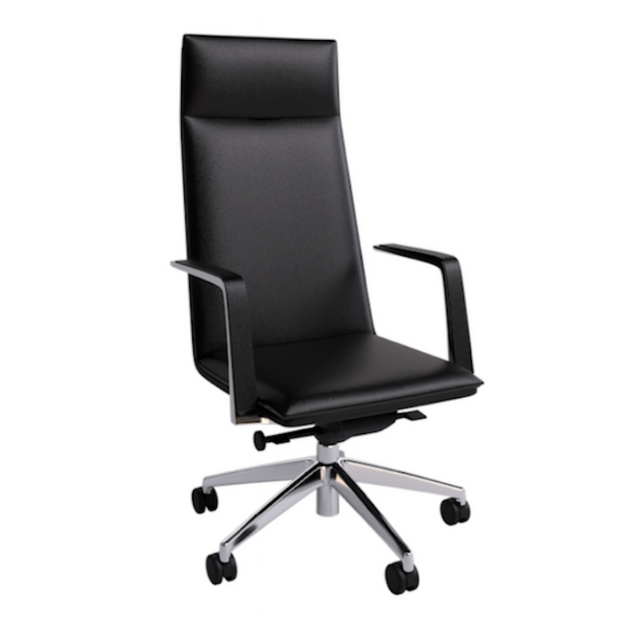 Compel Archer Conference Chair Black New Closeout Rework Office Furniture