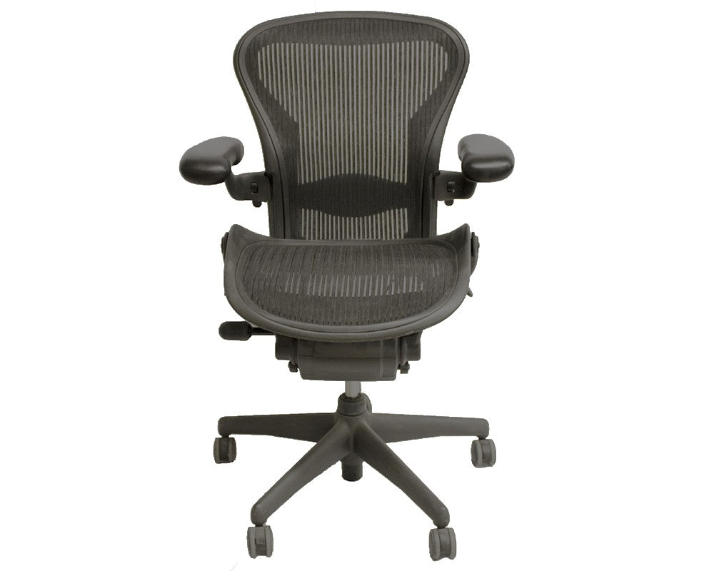 Herman Miller Aeron Size C Ergonomic Task Chair, Carbon Mesh - Preowned