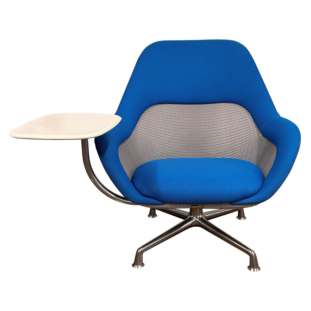 Steelcase Coalesse SW_1 Lounge Chair w/Tablet, Blue - Preowned