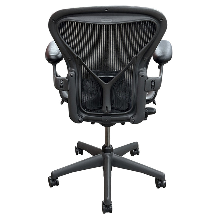 Herman Miller Aeron Ergonomic Task Chair Size A, Posture Fit, Carbon Mesh - Preowned