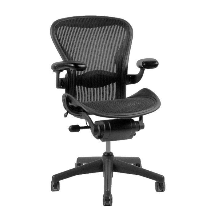 Herman Miller Aeron Ergonomic Task Chair Size A, Carbon Mesh - Preowned