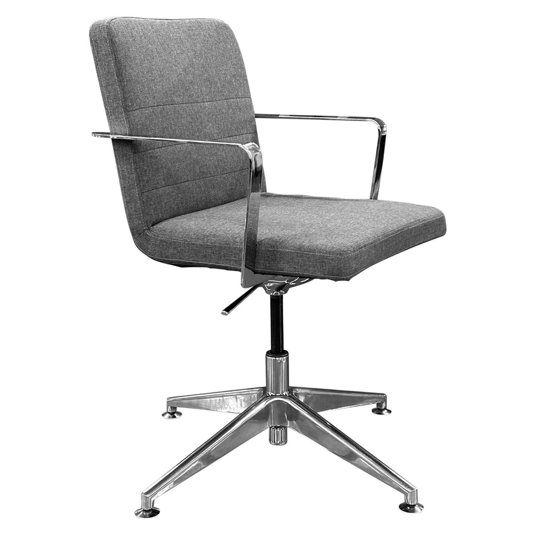 9to5 Diddy Conference Chair, Grey - Preowned