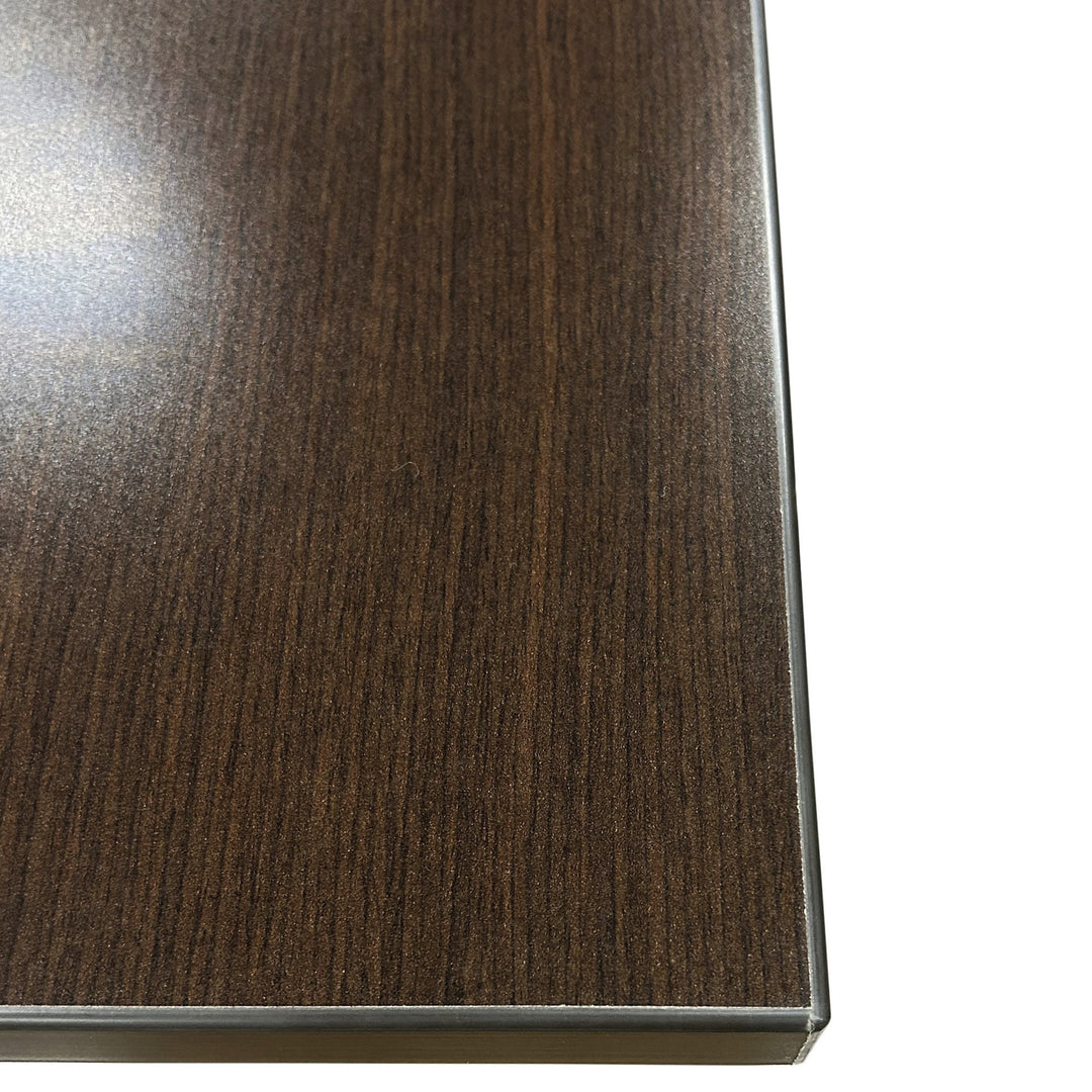 132" Rectangular Stretch Table, Walnut - Preowned