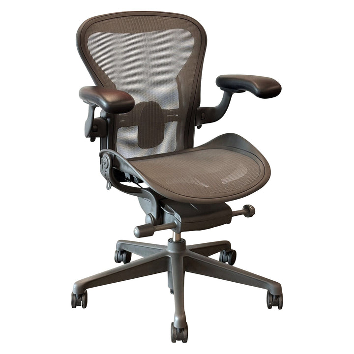 Herman Miller Aeron Remastered Ergonomic Task Chair, Size B, Graphite - Preowned