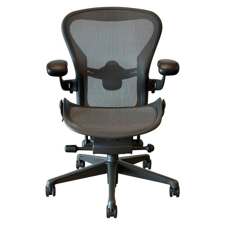 Herman Miller Aeron Remastered Ergonomic Task Chair, Size B, Graphite - Preowned