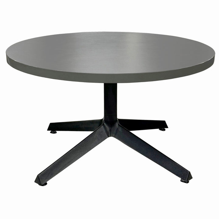 Round 30" Coffee Table, Deep Grey - Preowned