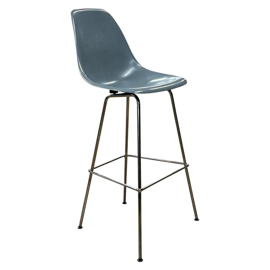 Herman Miller Eames Molded Plastic Stool, Grey - Preowned