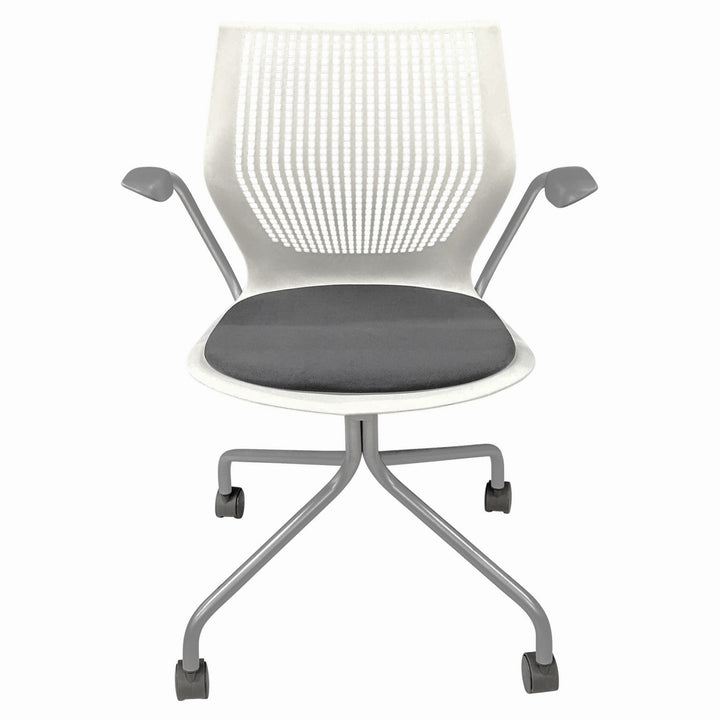 Knoll MultiGeneration Stack Chair, Storm - Preowned