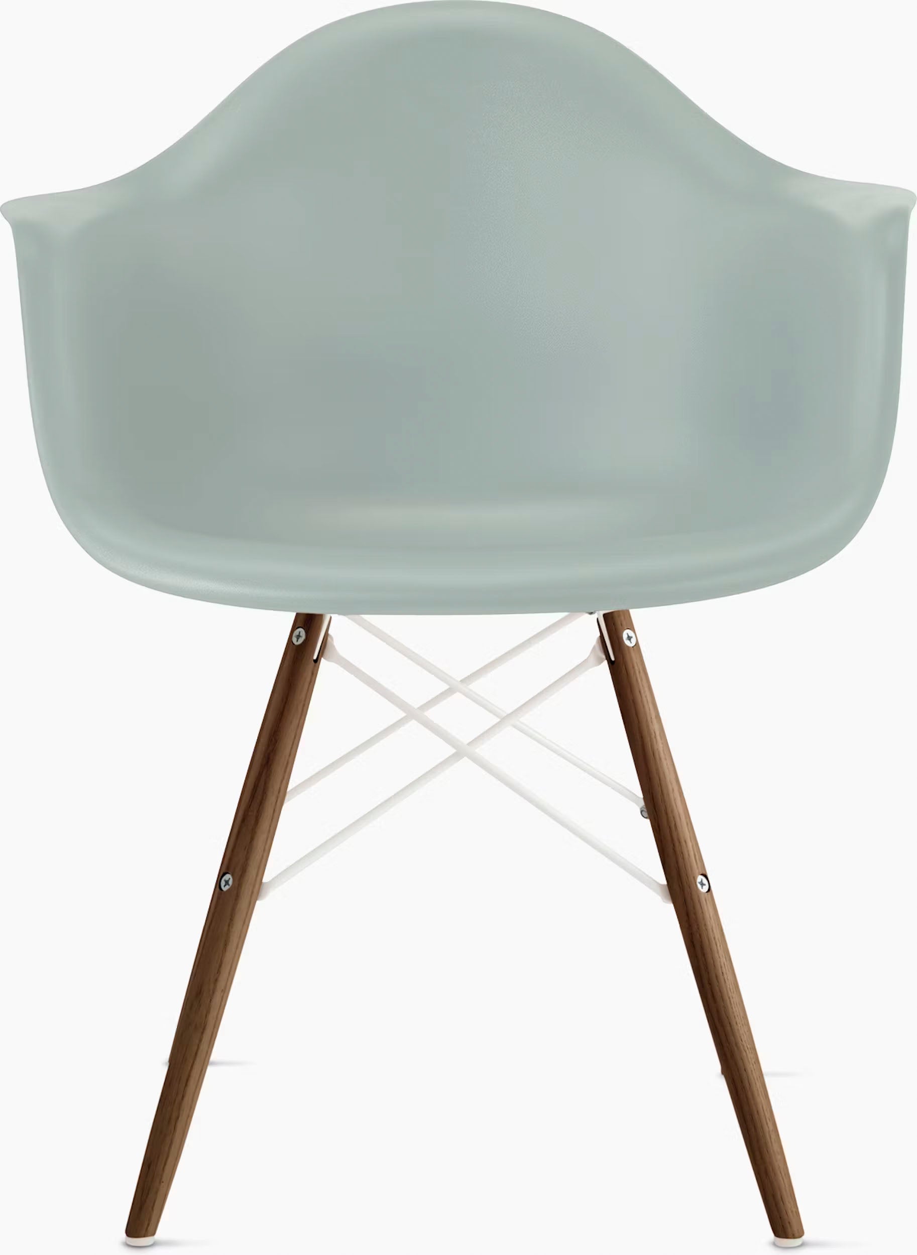 Herman Miller Eames Molded Shell Chair, Grey Green - Preowned