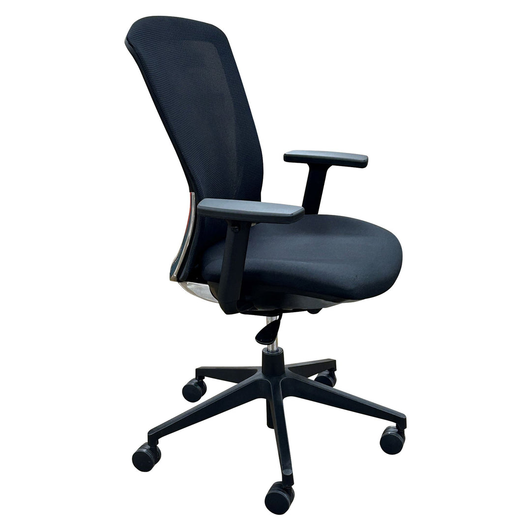 Allseating Viva Ergonomic Task Chair, Black - Preowned