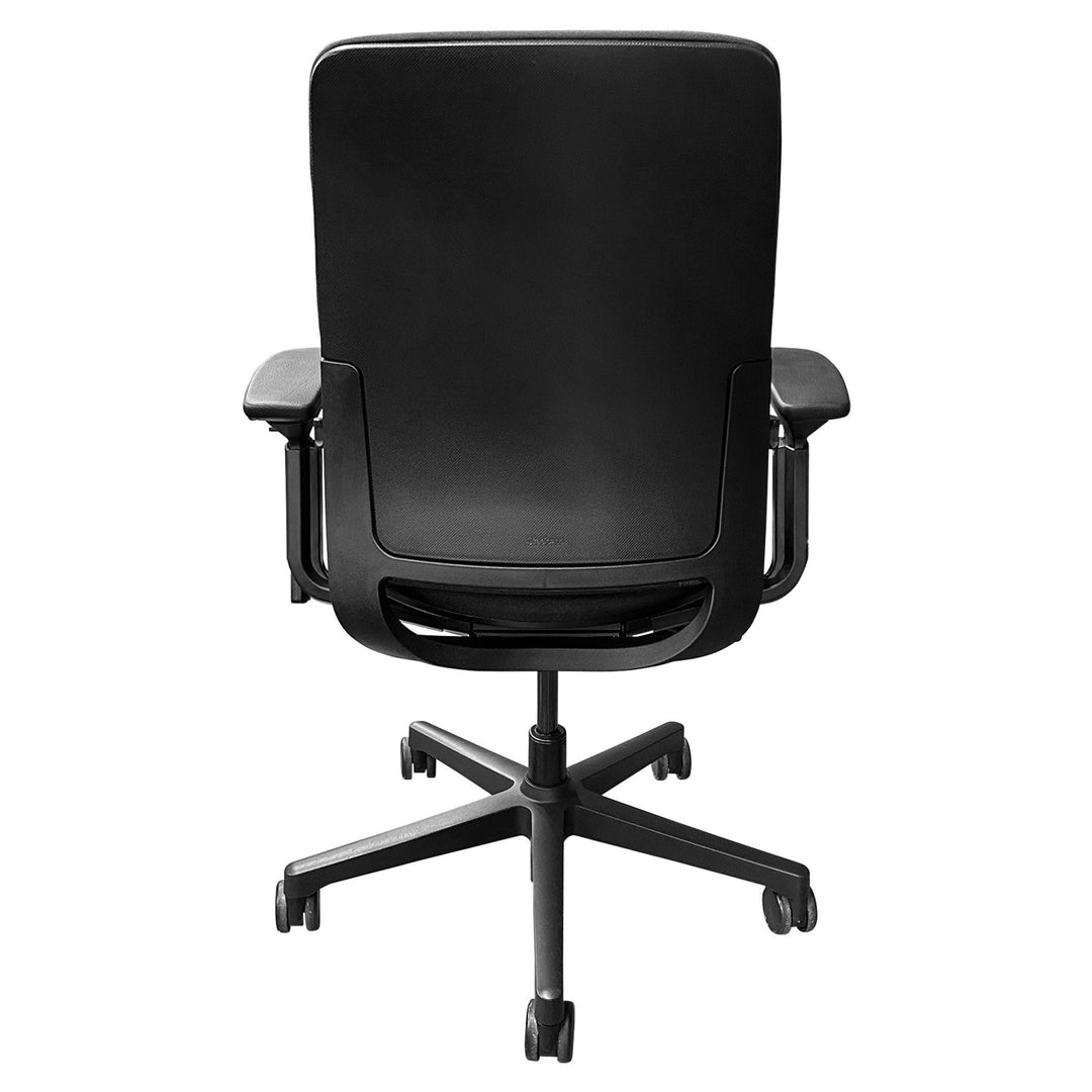 Steelcase Amia Ergonomic Task Chair, Black Leather -  Preowned