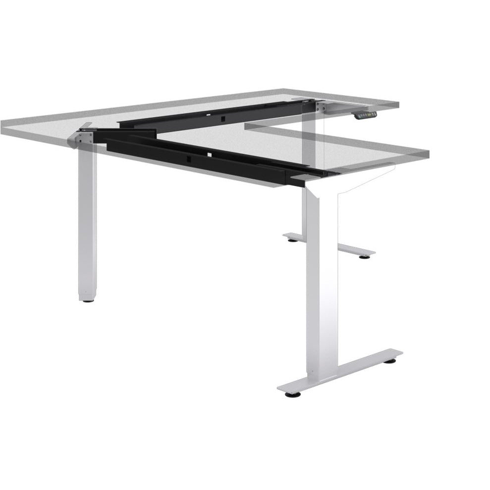 Compel 3 Leg Height Adjustable Base, Silver - New CLOSEOUT