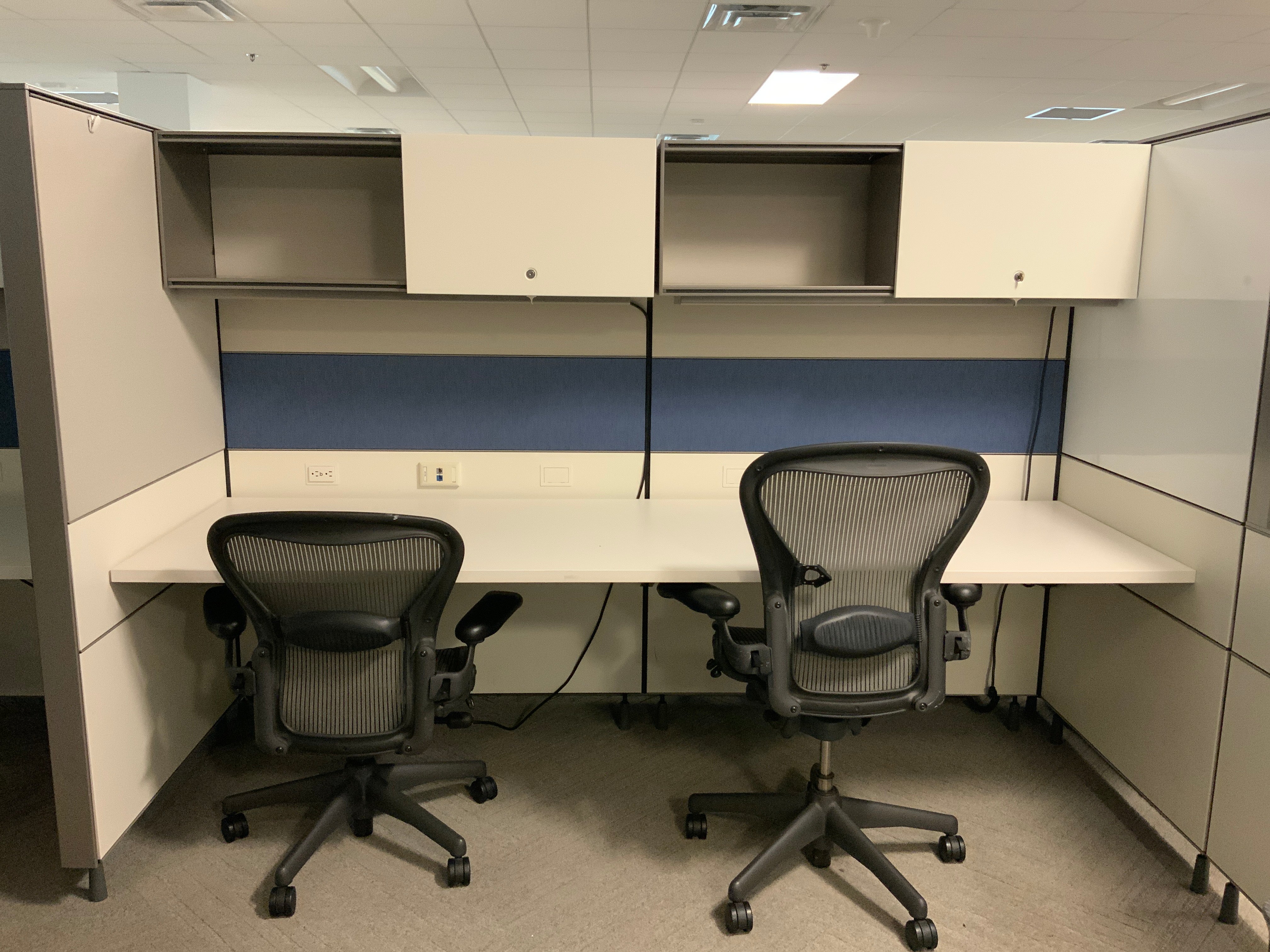 Herman Miller Canvas 6'x8' Straight Workstation - Preowned - FOB Vernon Hills, IL (Min Purchase Qty 12 Stations)