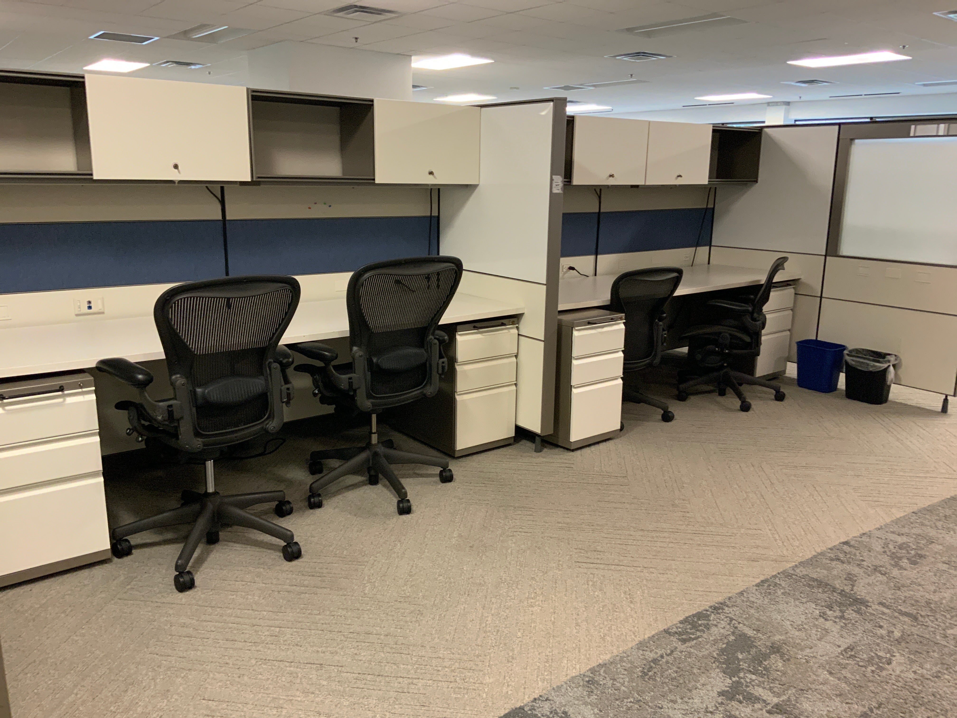 Herman Miller Canvas 6'x8' Straight Workstation - Preowned - FOB Vernon Hills, IL (Min Purchase Qty 12 Stations)