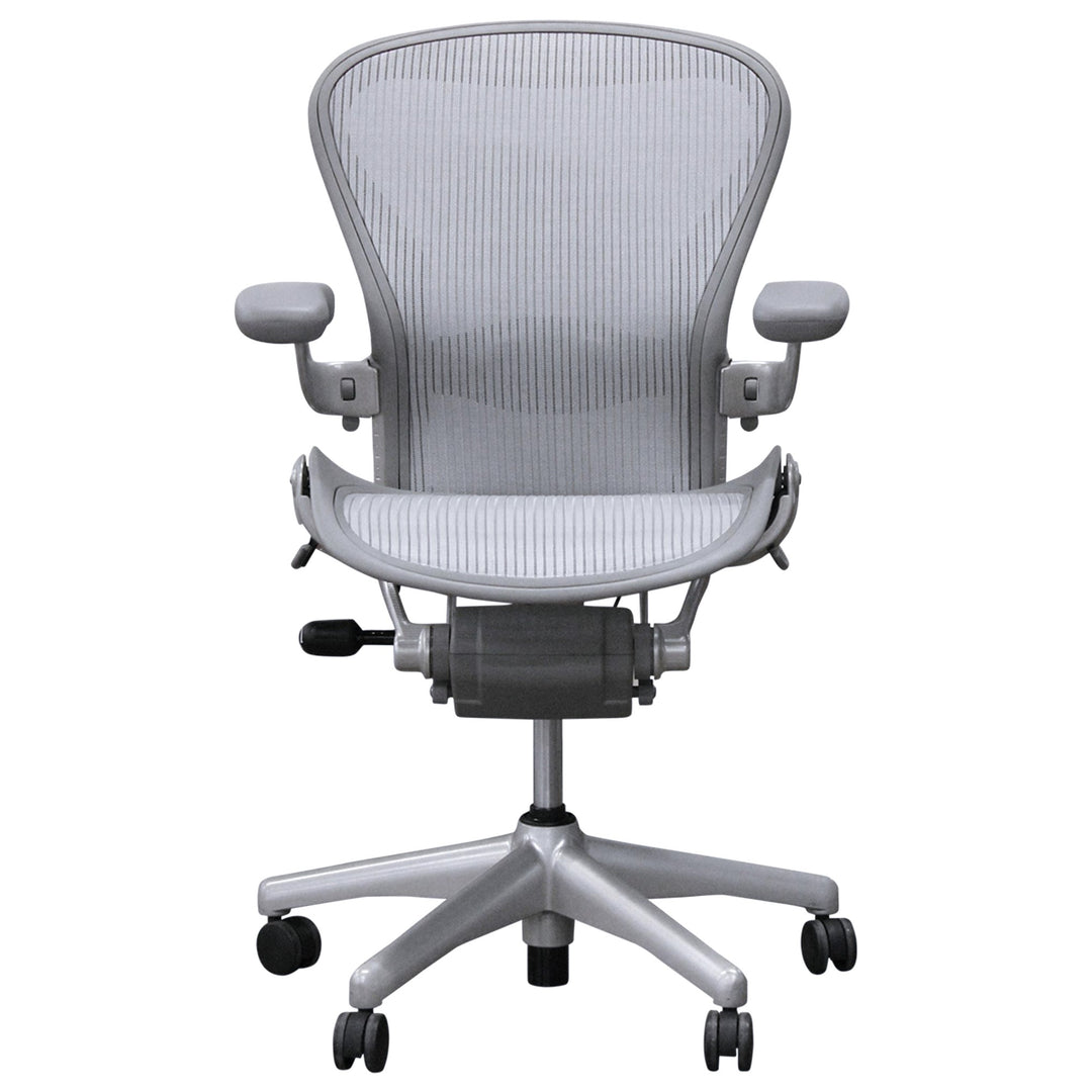 Herman Miller Aeron Task Chair, Size B, Silver - Preowned