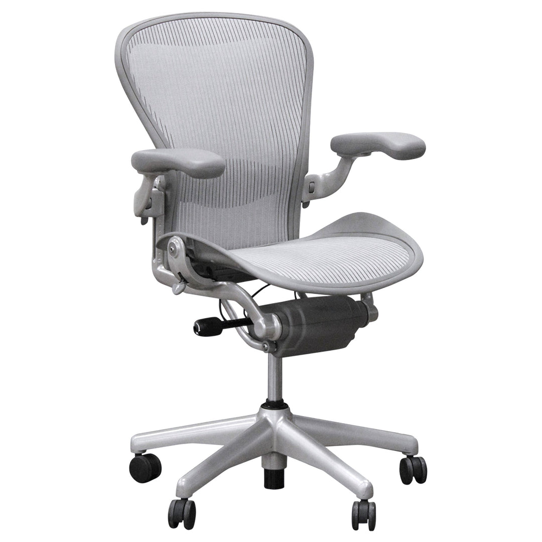 Herman Miller Aeron Task Chair, Size B, Silver - Preowned