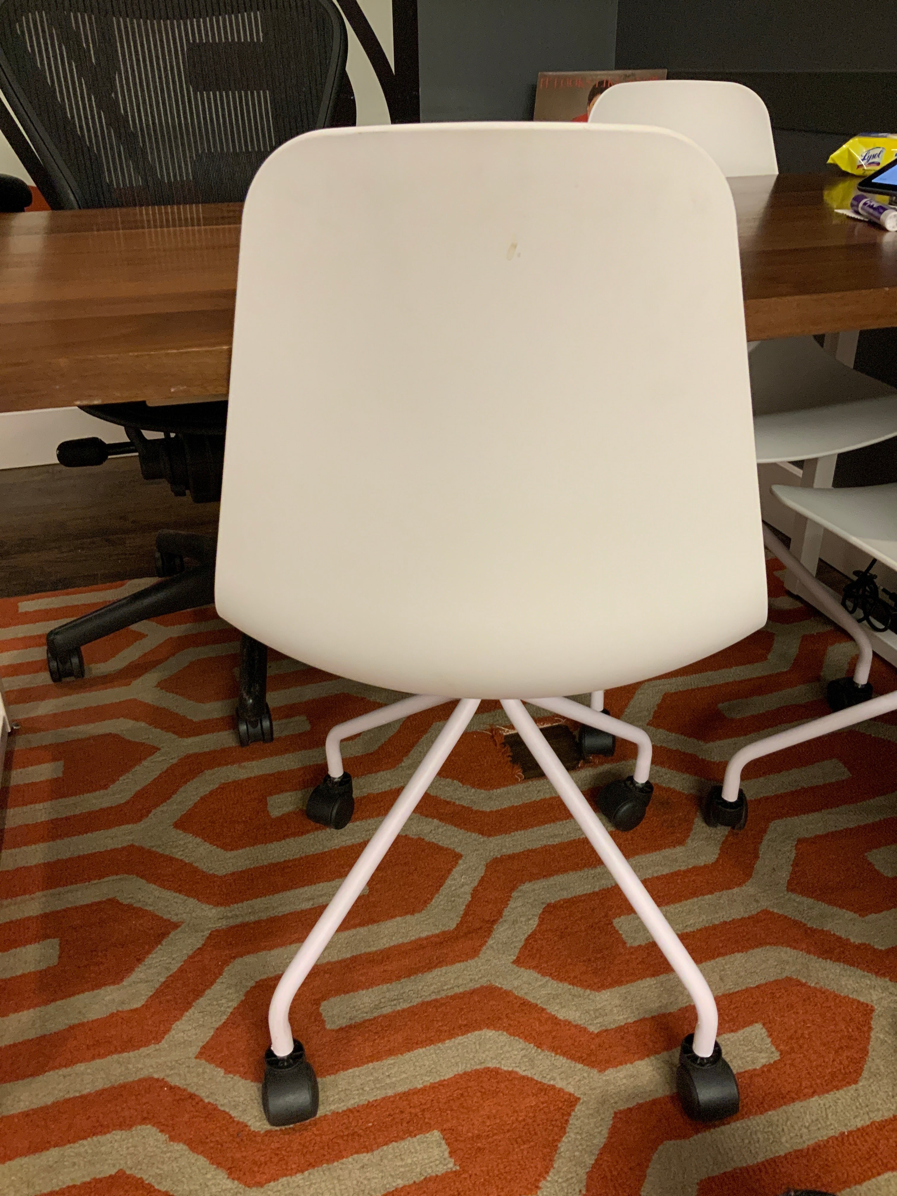 White Shell Conference Task Chair - - Preowned - FOB Lincoln Park, IL (Min Purchase Qty = 18)