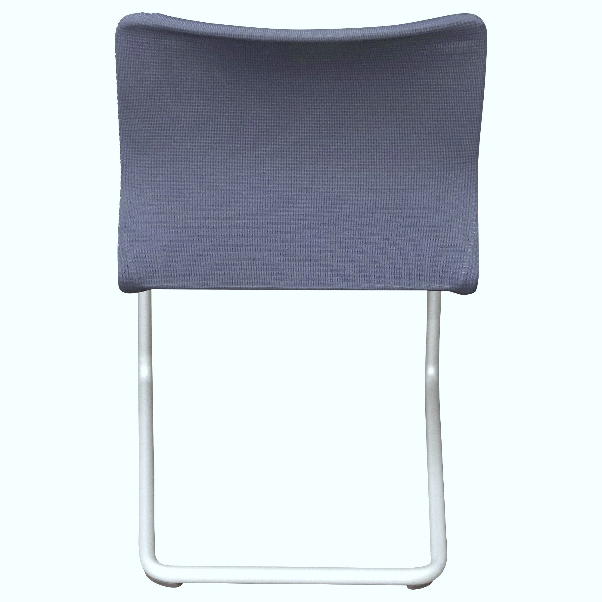 Global Lite Armless Sled Base Guest Chair, Arctic Blue - Preowned