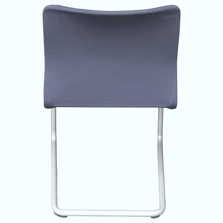 Global Lite Armless Sled Base Guest Chair, Arctic Blue - Preowned