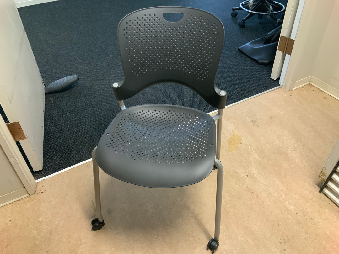 Herman Miller Grey Caper Mobile Stack Chair - Preowned - FOB Vernon Hills, IL (Min Purchase Qty = 50)
