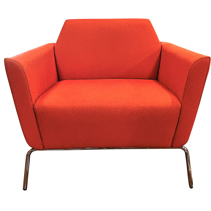Encore Clipse 4-Leg Lounge Chair, Infinity Papaya - Preowned