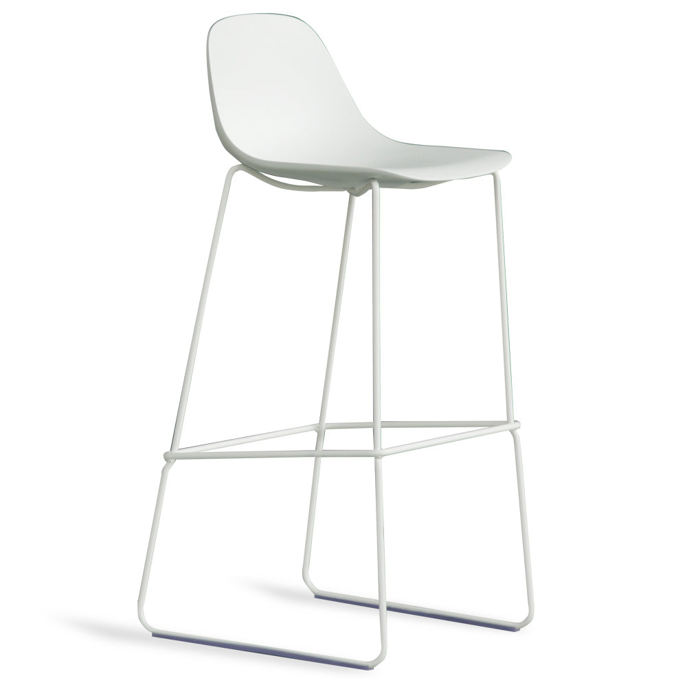 Jane Hamley Wells White Stool - New CLOSEOUT