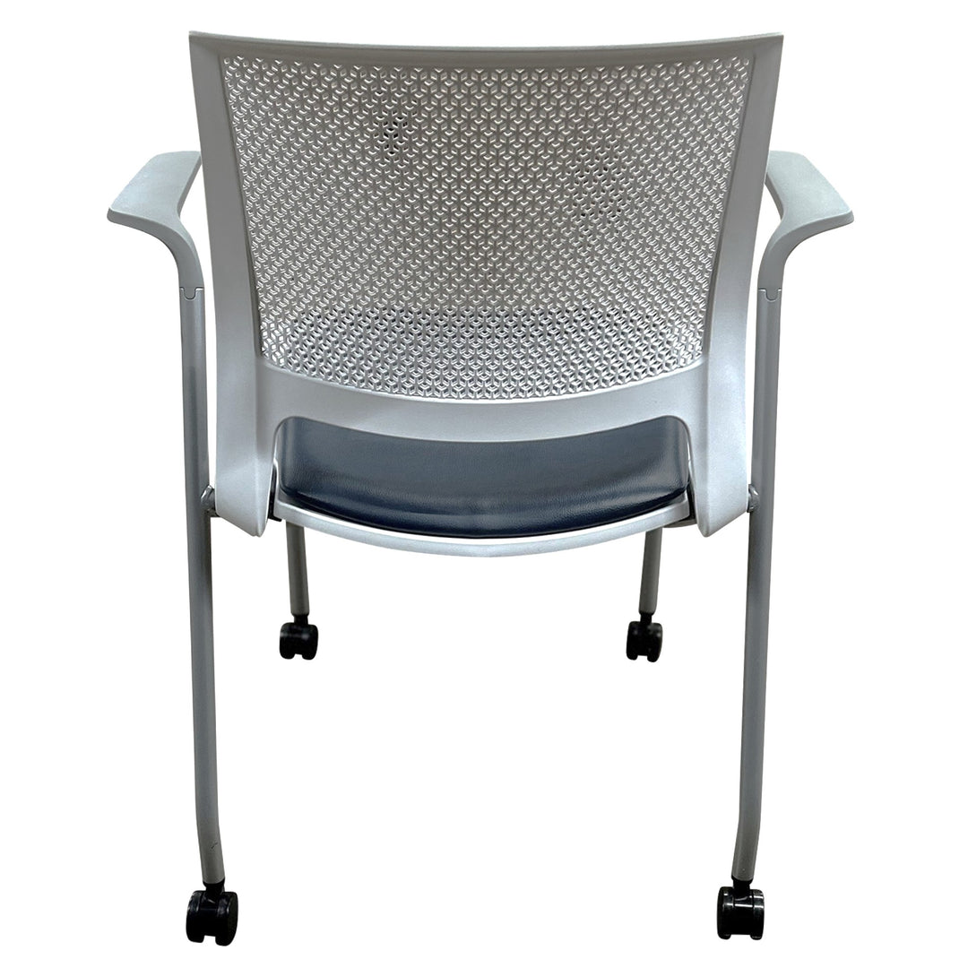 SitOnIt Lumin Multipurpose Stack Chair, Canter EPU Night - Preowned