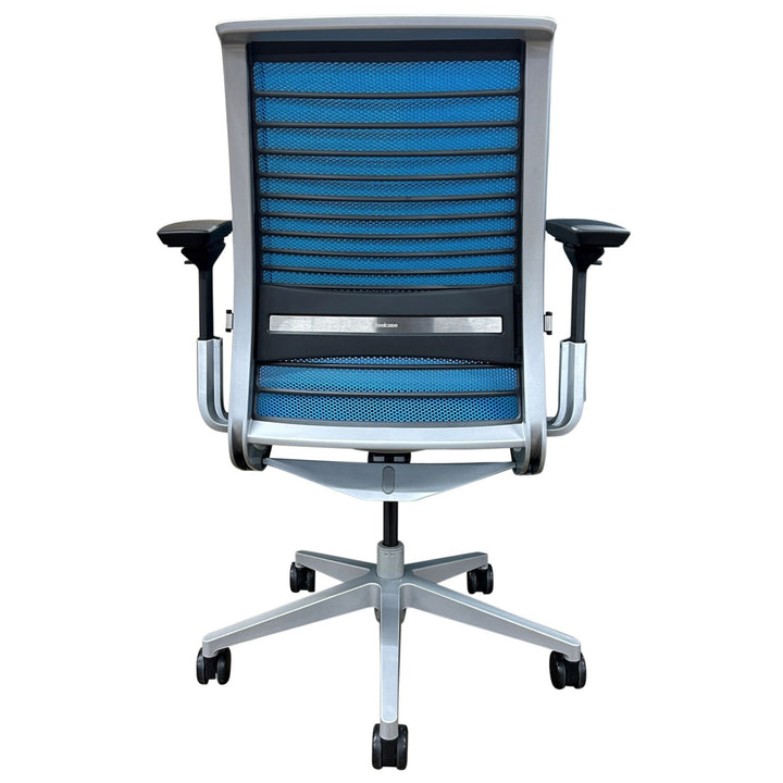 Steelcase Think V2 Ergonomic Task Chair, Blue - Preowned