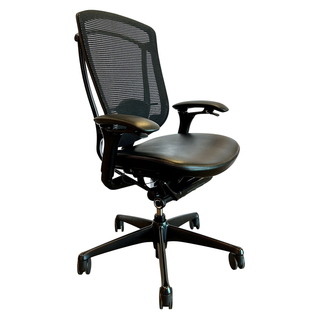 Teknion Contessa Executive Ergonomic Task Chair Dual, Black - Preowned